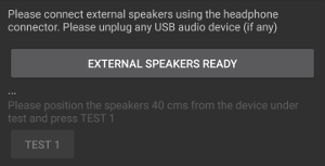 external speakers ready