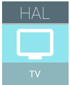 סמל HAL של Android TV