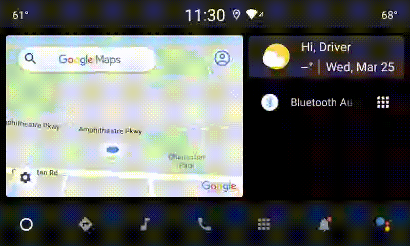 Standard-Apps auf dem Einstellungsbildschirm