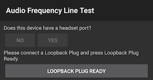 phích cắm loopback đã sẵn sàng