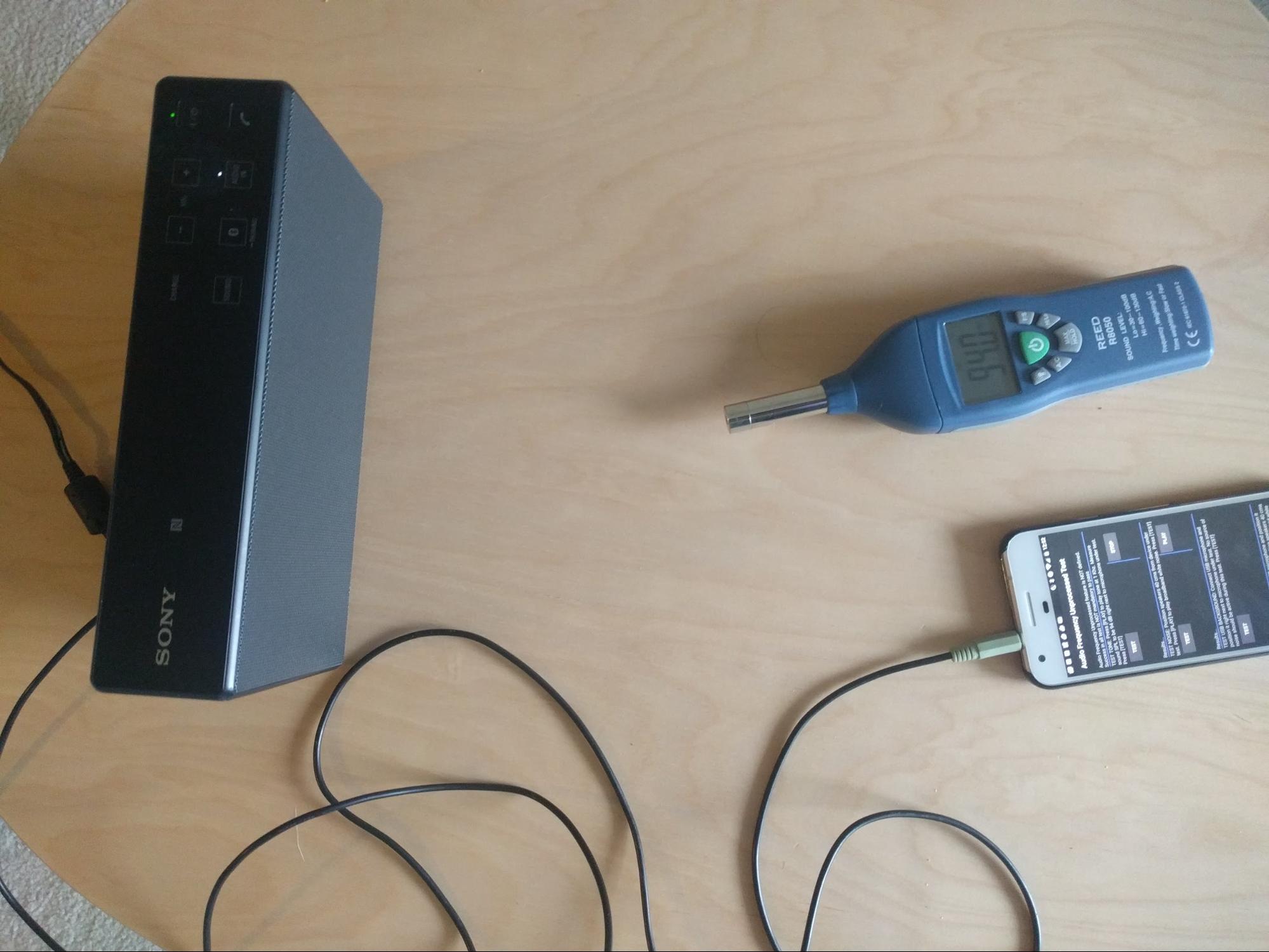 راه اندازی TEST TONE Test tone setup