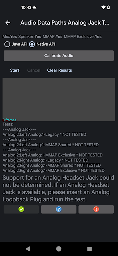 Entrada analógica pronta para o caminho de dados de áudio