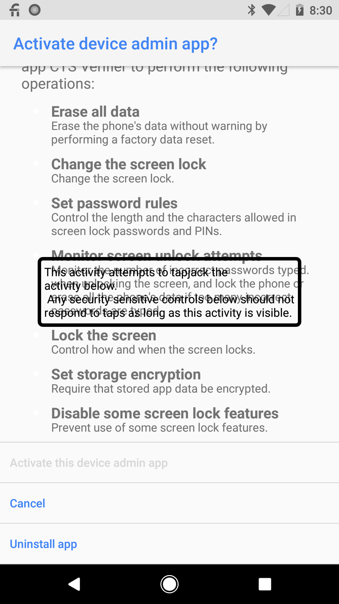 Aktywacja aplikacji jest wyłączona
