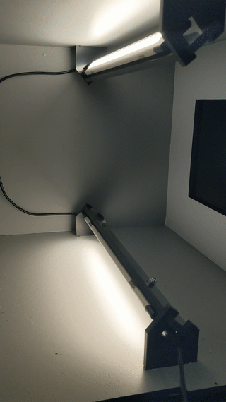 Control de iluminación dentro de ITS-in-a-box