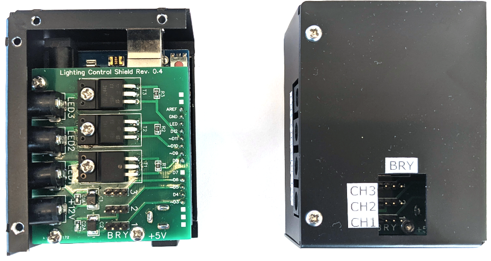 Sistem rakitan di dalam enclosure