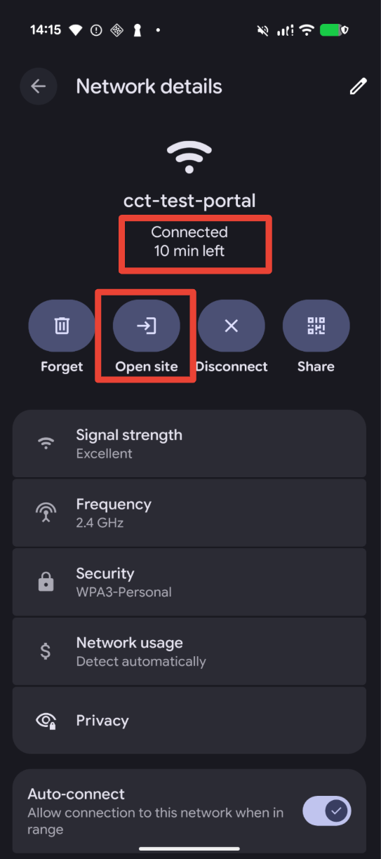 强制门户发现到连接流程