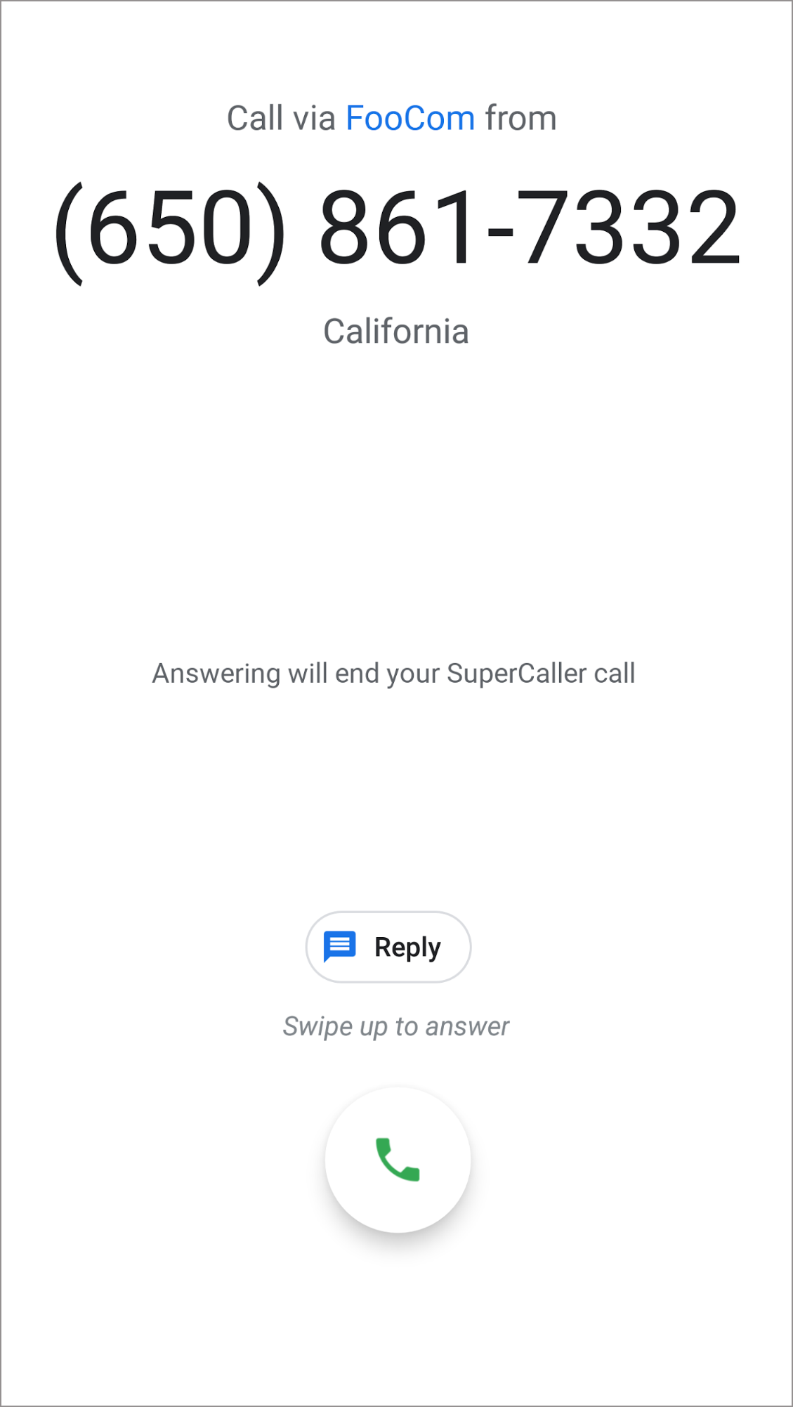 Połączenie przychodzące przerywa trwające połączenie z aplikacji innej firmy
