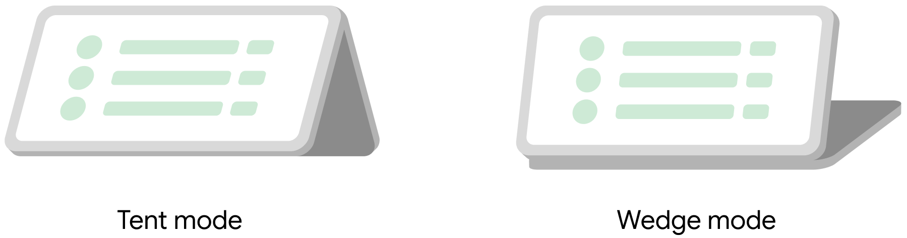 帳篷和凸起摺疊型態