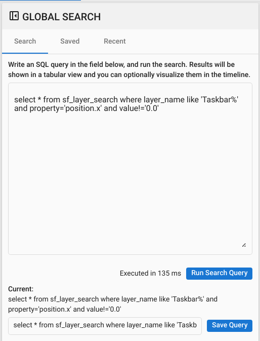 search_viewer_left_panel painel esquerdo do visualizador de pesquisa