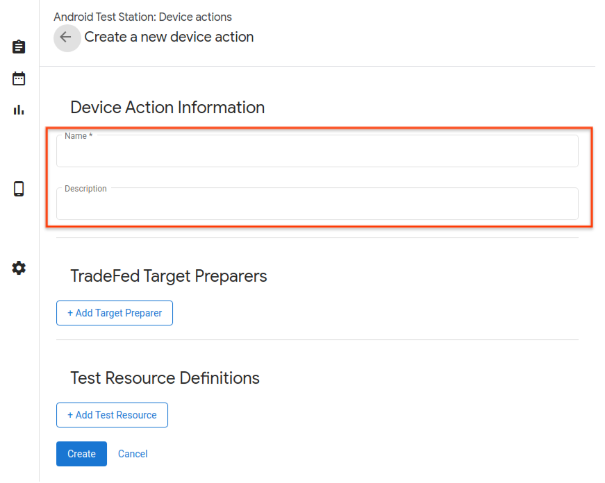 Nom de l&#39;action sur l&#39;appareil