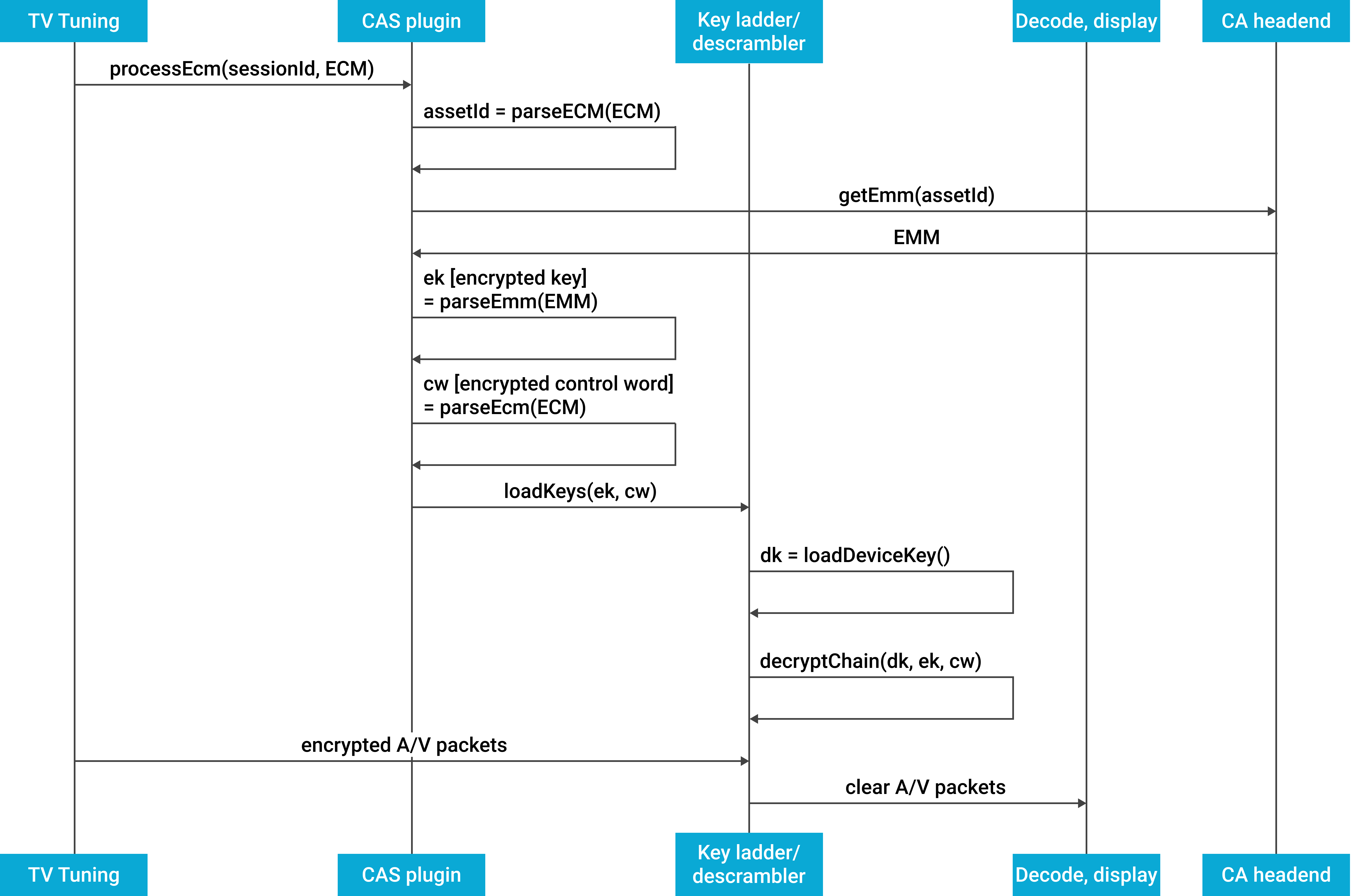 Diagramma di un esempio CAS.